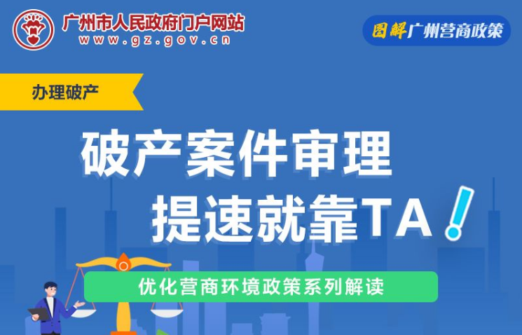 【一圖讀懂】廣州市中級人民法院關於建立破產審判快速機製的若幹意見